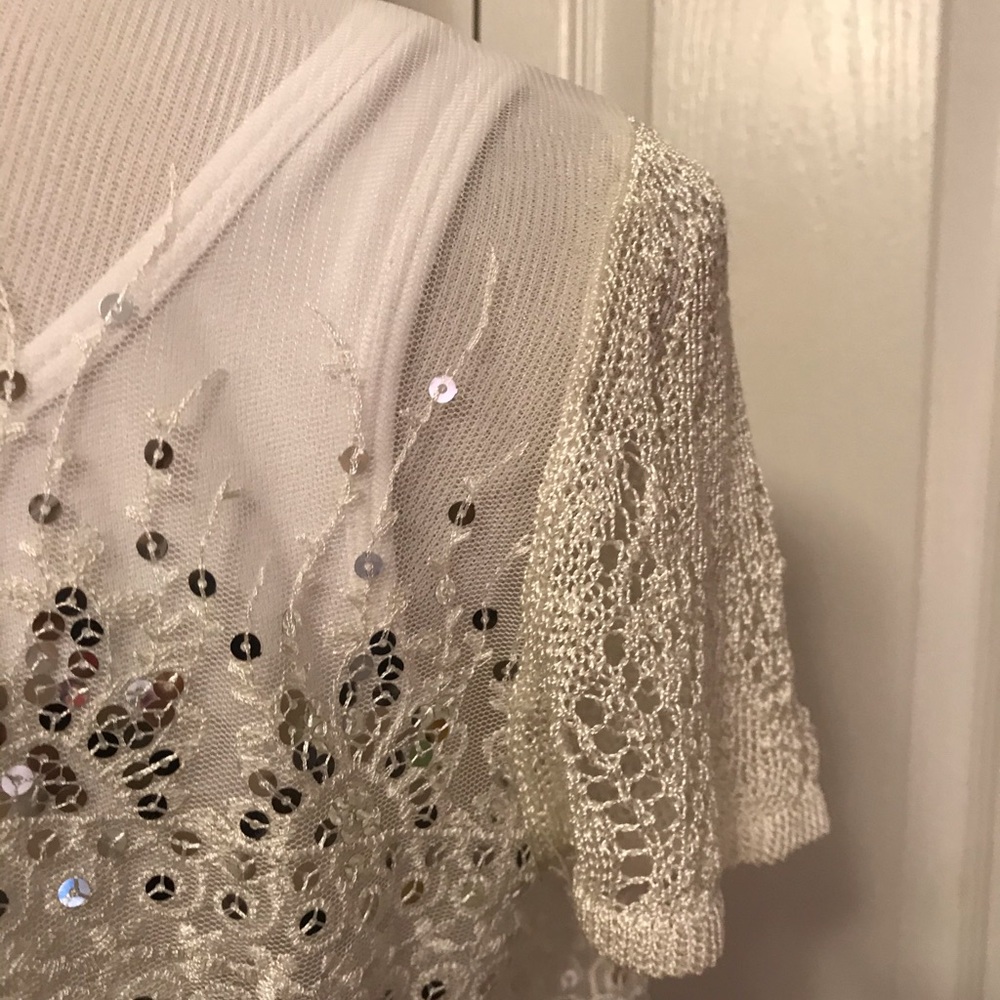 Bolero with sequin